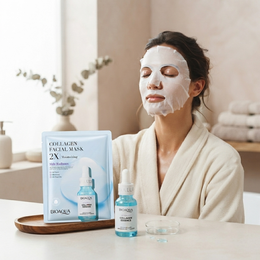 Maschera Viso al Collagene BIOAQUA — Idratante e Rassodante